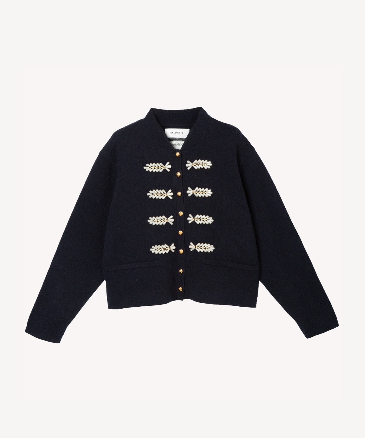 ナポレオンニットジャケット(navy-36)