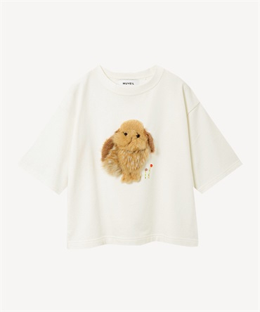 ウサギTシャツ(white-36)