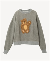 クマ裏毛プルオーバー(gray-36)