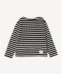 ボーダードットカットソー(black-36)