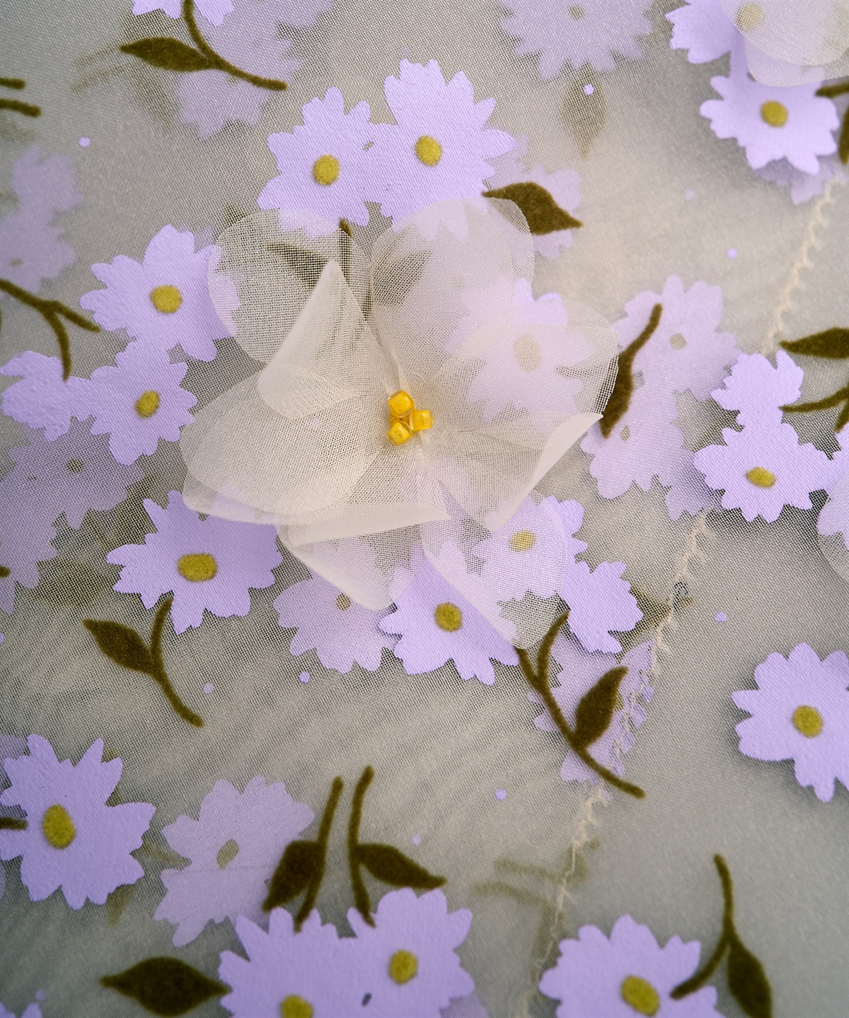 フラワーヘッドスカーフ(lilac-F)