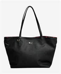 airlistコラボ横長トートバッグ(black-F)