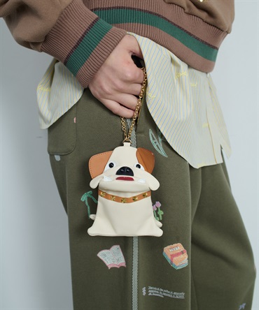 airlistコラボブルドッグポーチ(white-F)