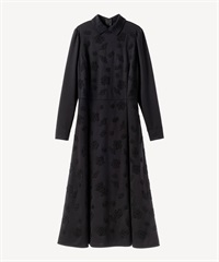 フラワーレースモチーフワンピース(black-36)