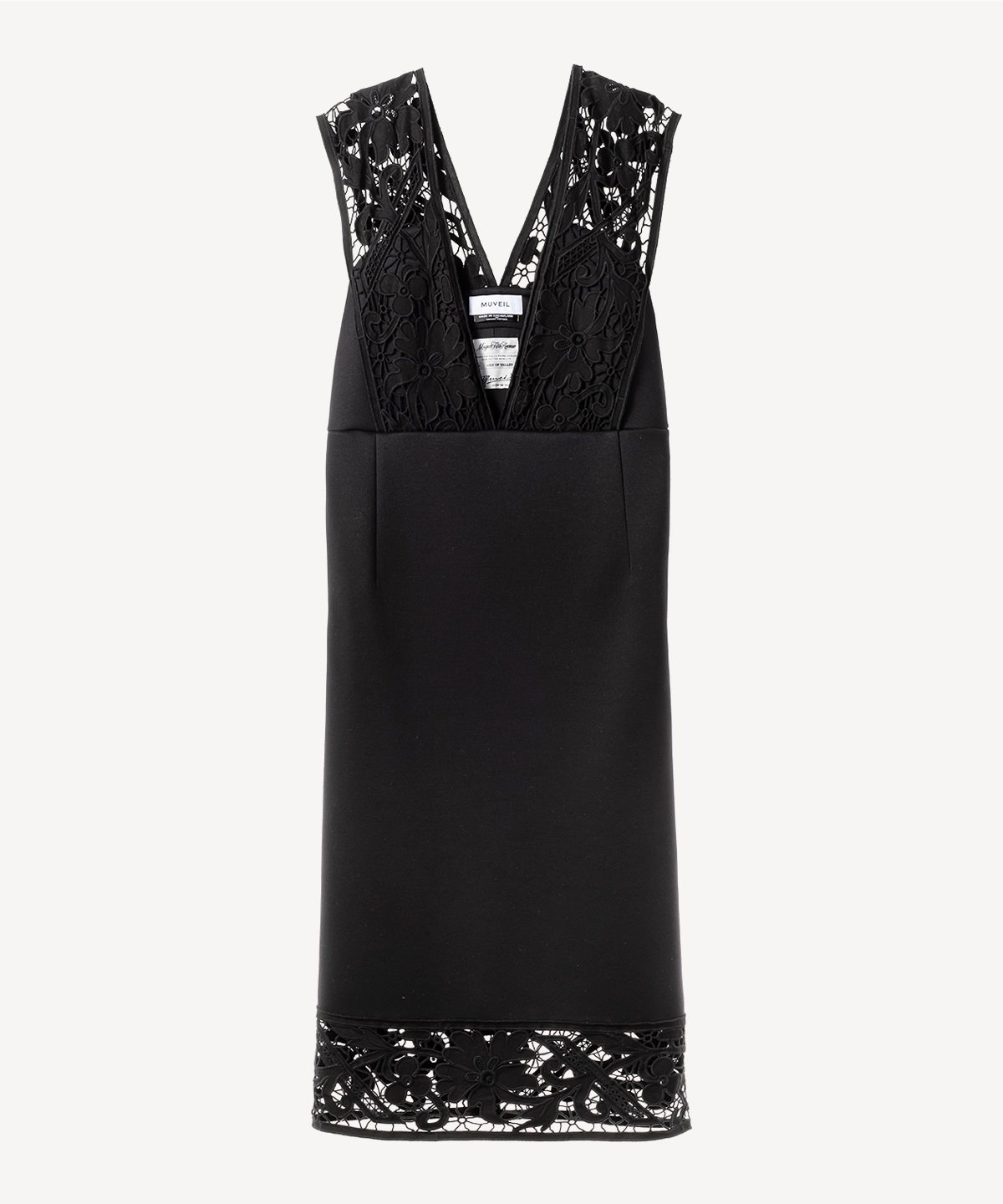 レースサロペットワンピース(black-36)