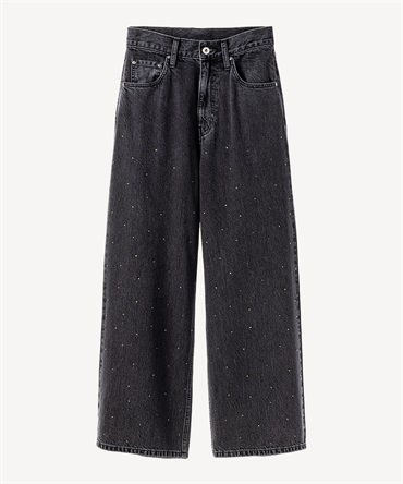 スワロフスキーデニムパンツ(gray-34)