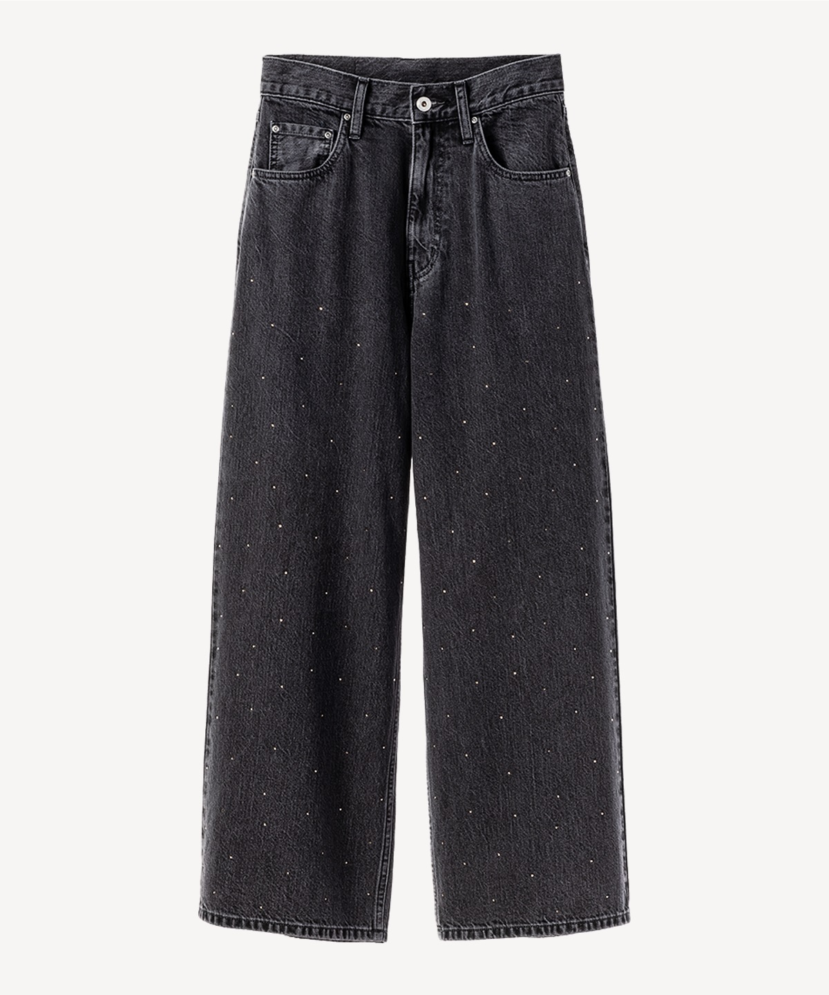 スワロフスキーデニムパンツ(gray-34)