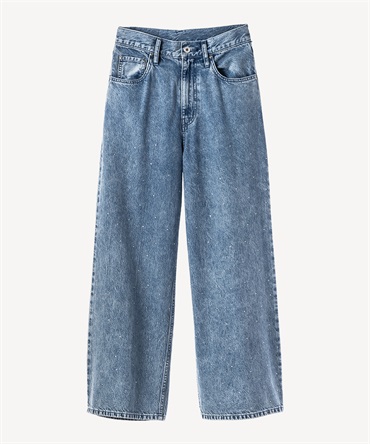 スワロフスキーデニムパンツ(blue-34)