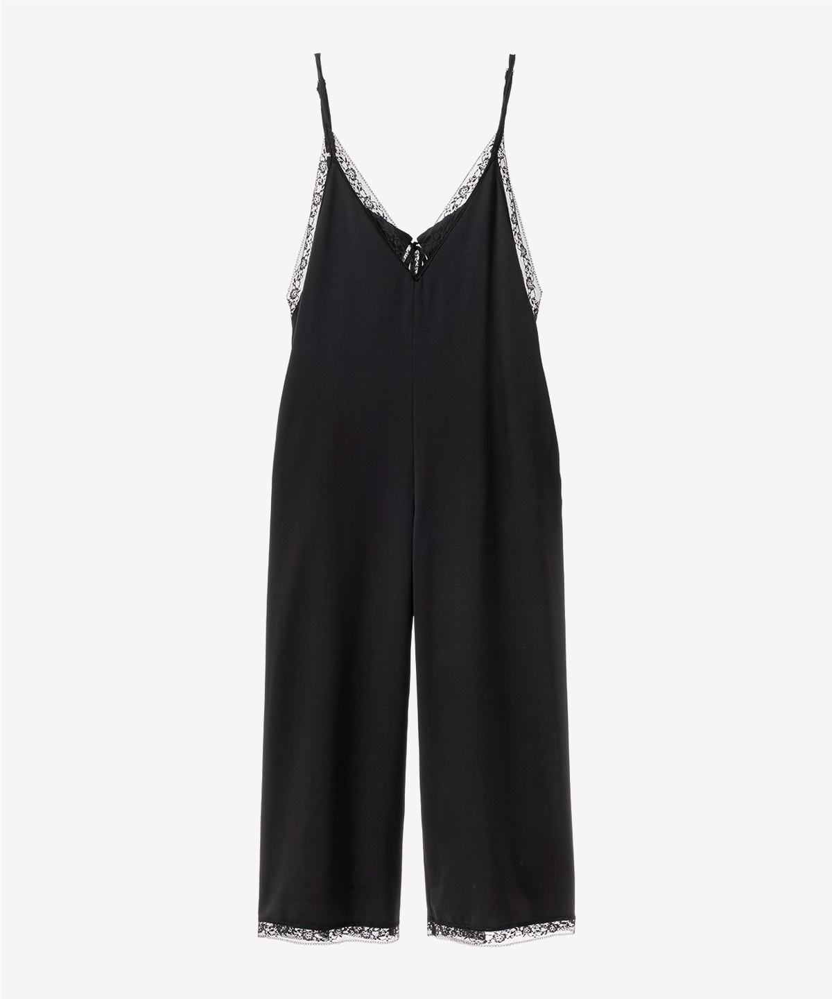 ランジェリーサロペットパンツ(black-36)