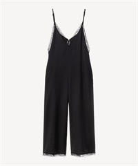ランジェリーサロペットパンツ(black-36)