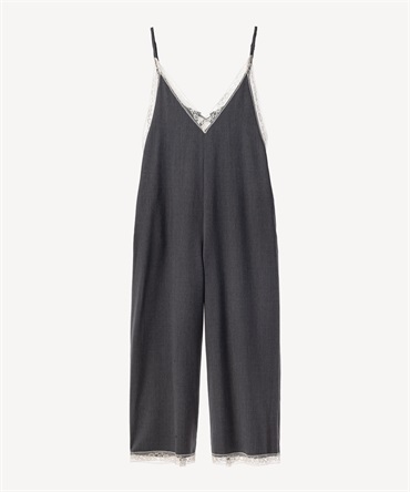 ランジェリーサロペットパンツ(gray-36)