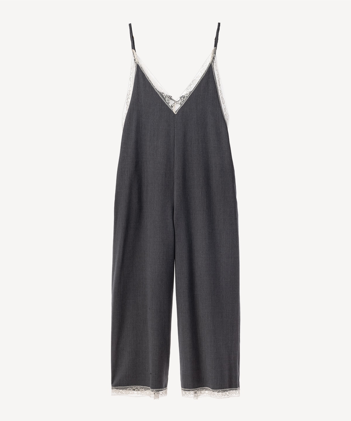 ランジェリーサロペットパンツ(gray-36)