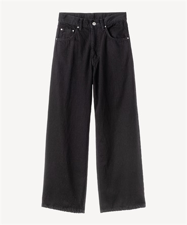 リボンデニムパンツ(black-34)