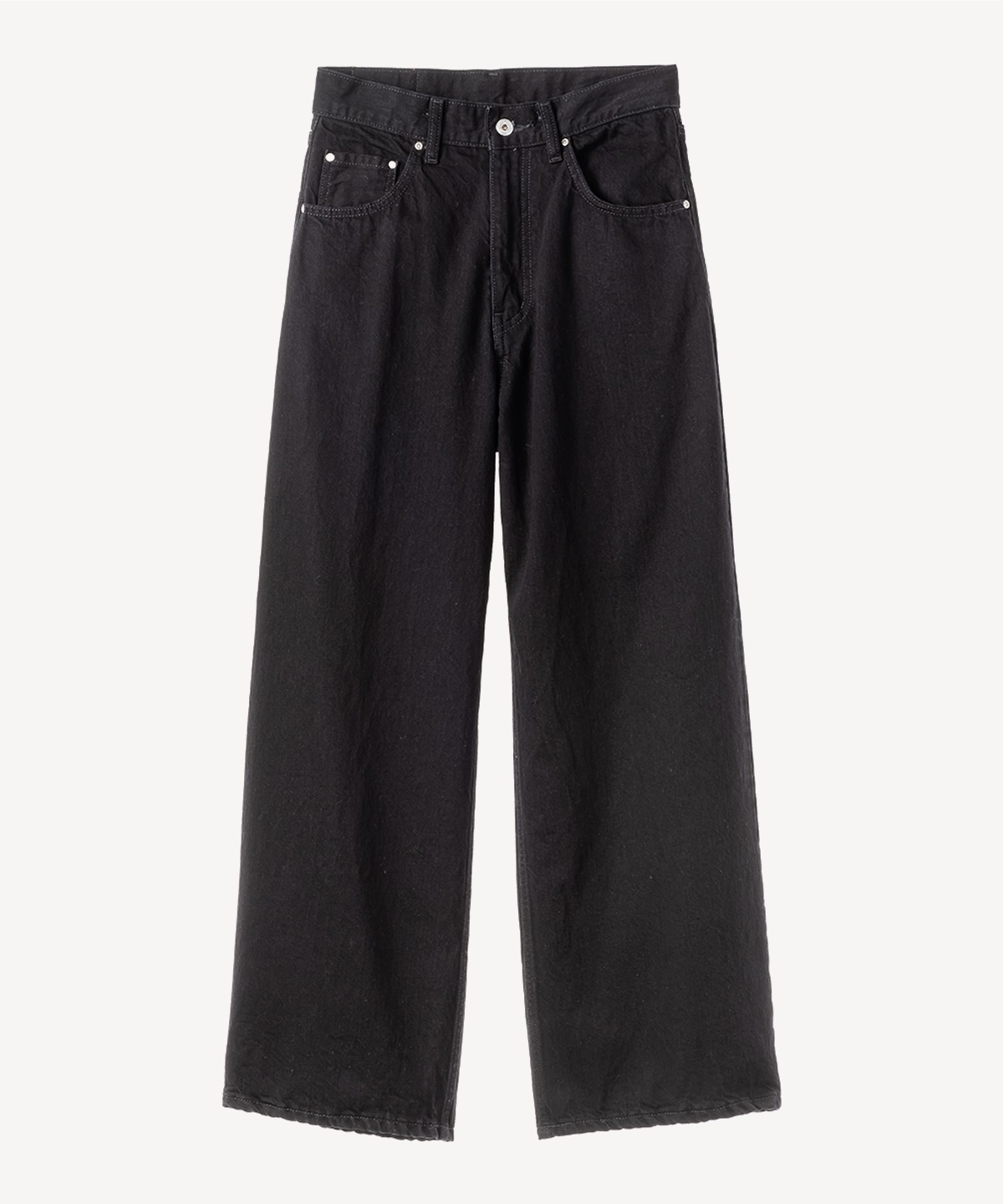 リボンデニムパンツ(black-34)