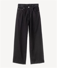 リボンデニムパンツ(black-34)