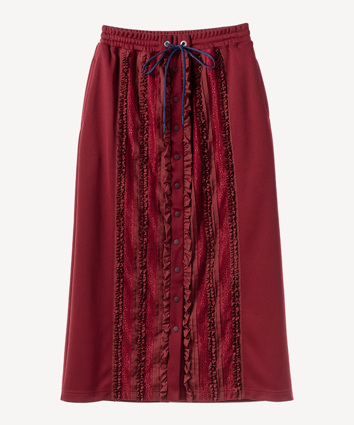 レースカットソースカート(bordeaux-36)