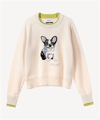 フレンチブルドッグプルオーバー(white-36)