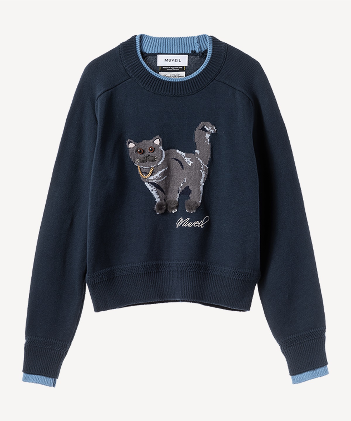 ネコプルオーバー(navy-36)