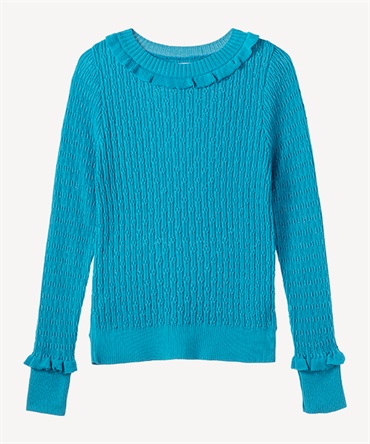 ミックスパターンプルオーバー(turquoise-36)