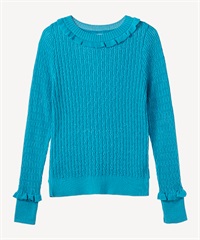 ミックスパターンプルオーバー(turquoise-36)