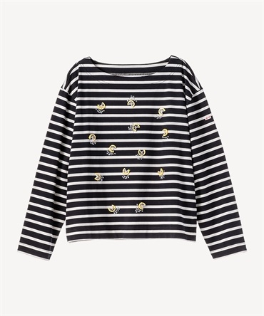 レモンボーダープルオーバー(black-36)