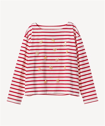 レモンボーダープルオーバー(red-36)