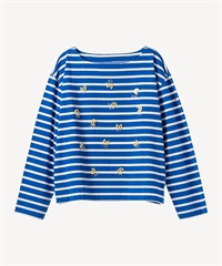 レモンボーダープルオーバー(blue-36)