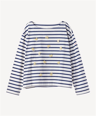 レモンボーダープルオーバー(navy-36)