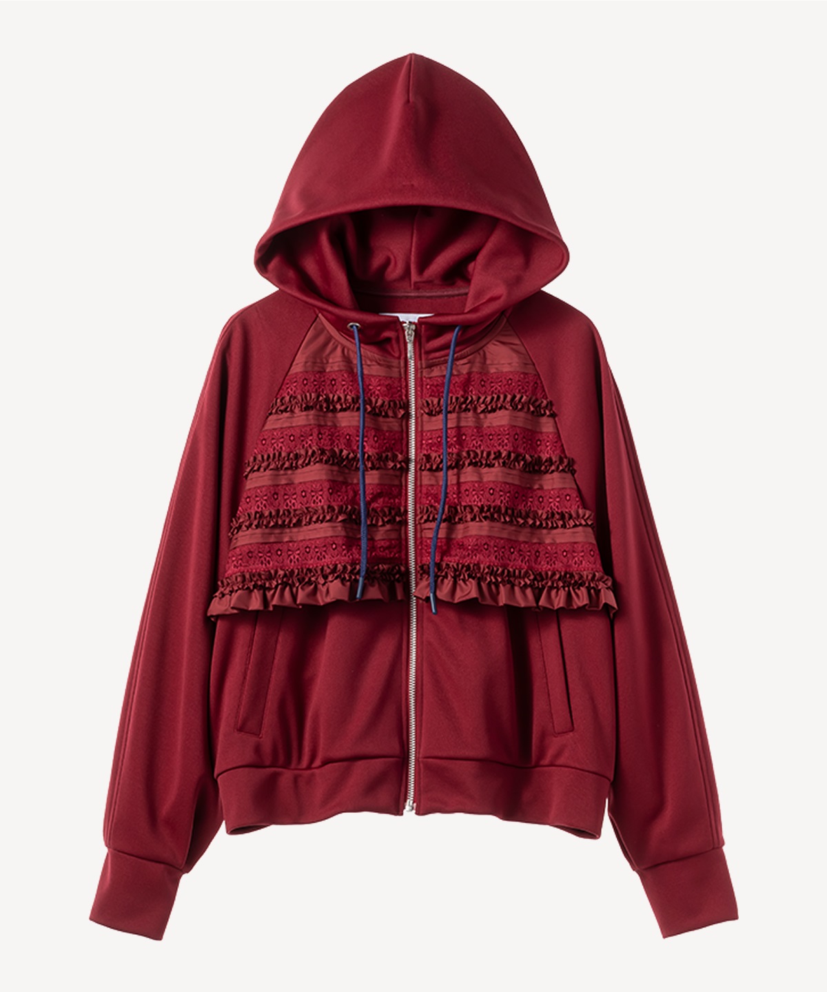 レースパーカー(bordeaux-36)