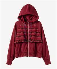 レースパーカー(bordeaux-36)