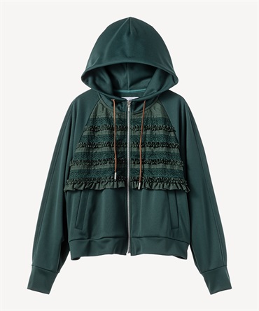 レースパーカー(dark green-36)