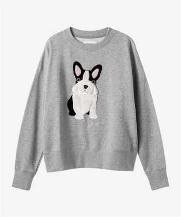 フレンチブルドッグ裏毛プルオーバー