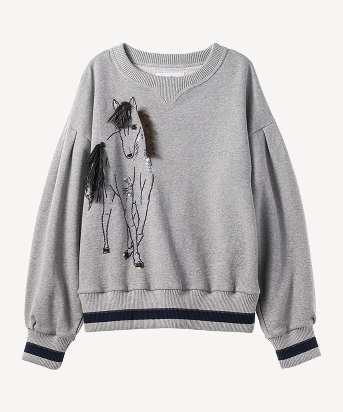 ホーススウェットプルオーバー(gray-36)