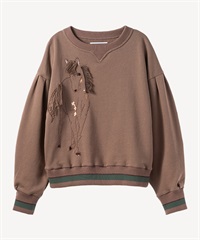 ホーススウェットプルオーバー(mocha-36)