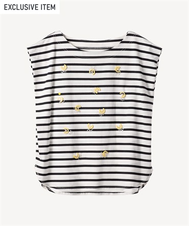 EC別注レモンカットソー(white-36)