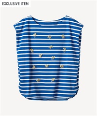 EC別注レモンカットソー(blue-36)