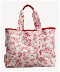 トワル ド ジュイ プリントバッグ(red-F)