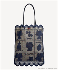 サンリオキャラクターズコラボ ハローキティ レースバッグ(blue-F)