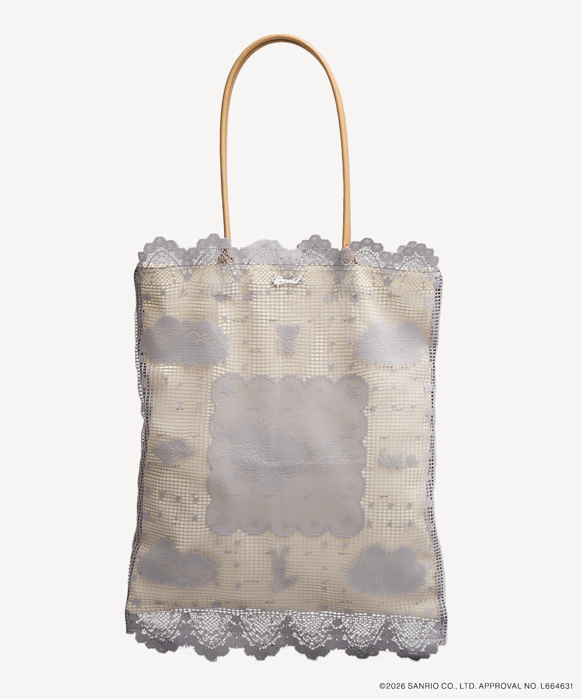 サンリオキャラクターズコラボ リトルツインスターズ レースバッグ(gray-F)