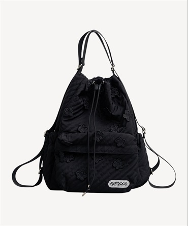 アウトドアコラボ2WAYリュック(black-F)