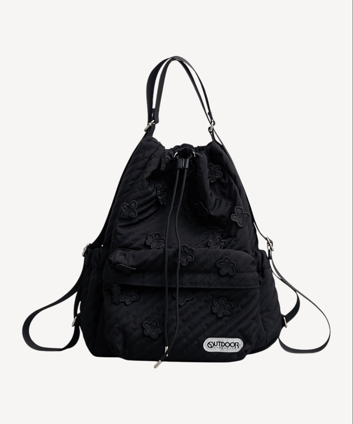 アウトドアコラボ2WAYリュック(black-F)