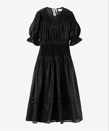 スモッキングワンピース(black-36)
