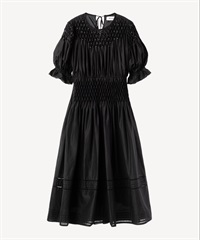 スモッキングワンピース(black-36)