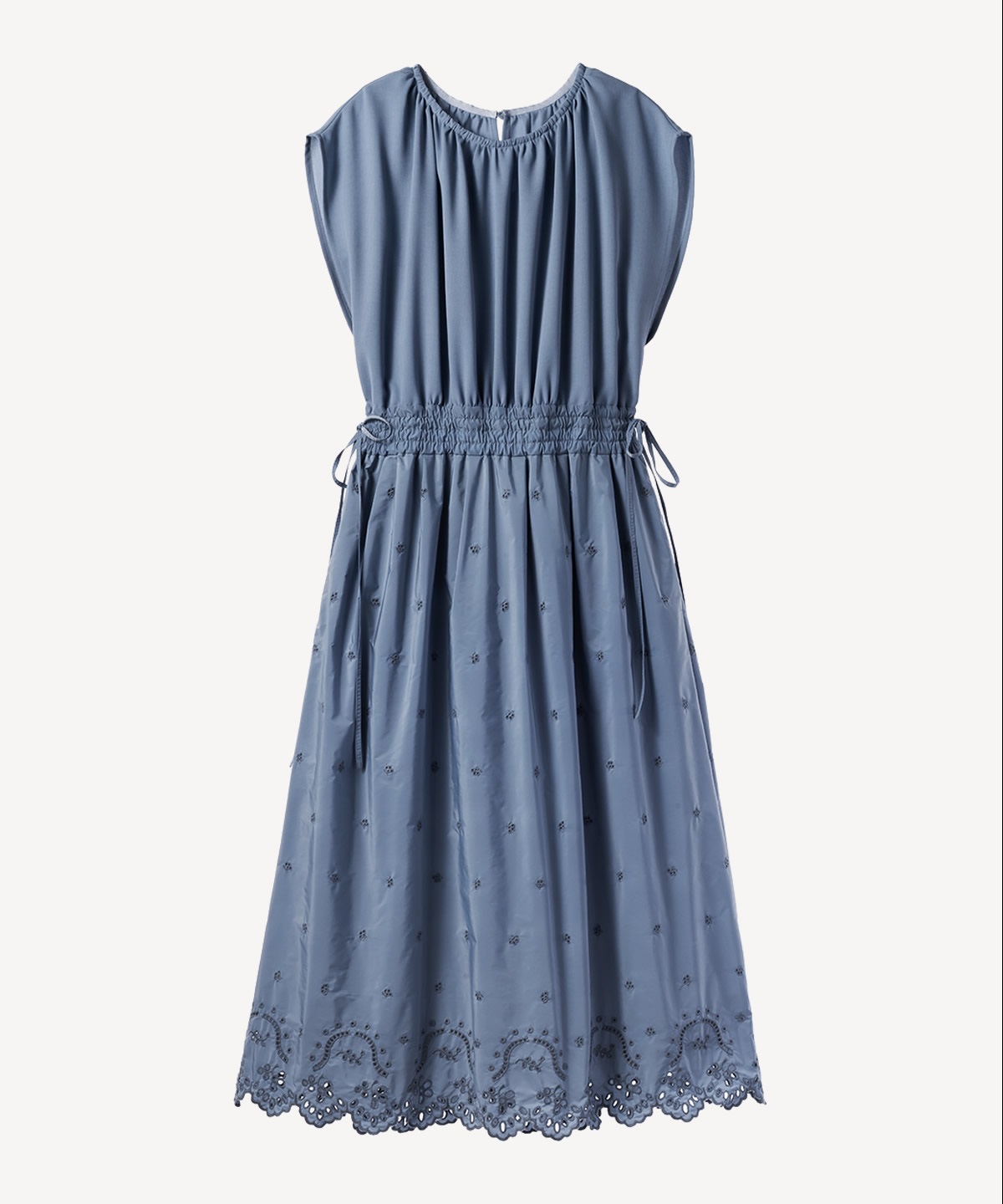 オリジナルレースドッキングワンピース(light blue-36)