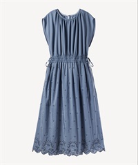 オリジナルレースドッキングワンピース(light blue-36)