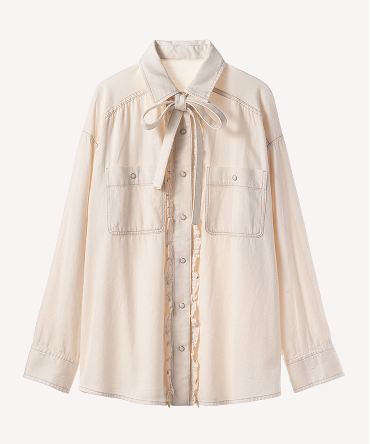 デニムブラウス(ecru-36)