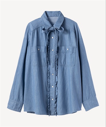 デニムブラウス(light blue-36)