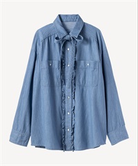 デニムブラウス(light blue-36)