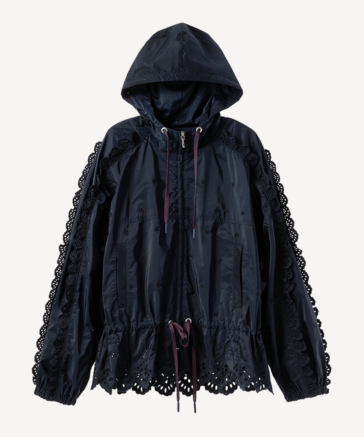 オリジナルレースジップブルゾン(navy-36)