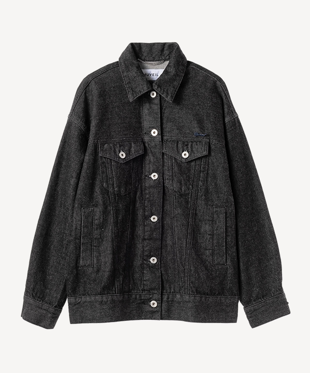 デニムジャケット(black-36)